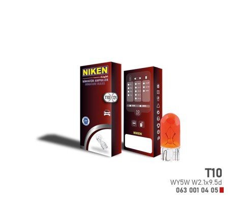 NIKEN T10 PARK AMPULU WY5W W2.1x9.5d AMB 12V 10LU
