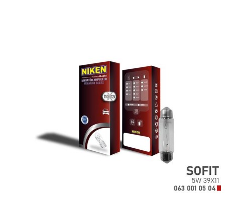 NIKEN SOFIT AMPUL 5W 39X11 12V 10LU