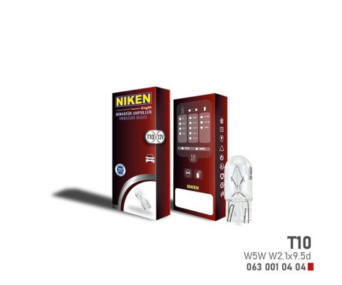 NIKEN T10 PARK AMPULU W5W W2.1x9.5d 12V ADET FİYAT