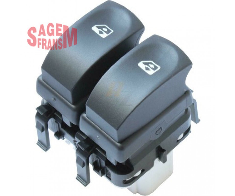 CAM AÇMA/KAPAMA ANAHTARI ÇİFTLİ ÖN SOL RENAULT CLIO III 05> MODUS 04> 10 FİŞLİ
