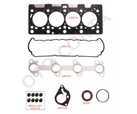 MOTOR TAKIM CONTASI KNG-CLIO-MGN II-LOGAN 1.5 DCİ K9K TEFLON KEÇELİ SUBAP LASTİKLİ SKC Lİ