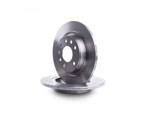 ARKA FREN DİSKİ DOLU TİP MITSUBISHI COLT 1.1L 3A91 Z32A 1.3L 4A90 Z34A 1.5L 4A91 Z36A 04-12 250 ç ap x 4 bijon - Takım disk fiyatıdır