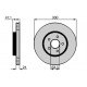 ON FREN DISK AYNASI MONDEO III 00>07 JAGUAR X TYPE 01>09 OLCU 300 24 5 BIJON