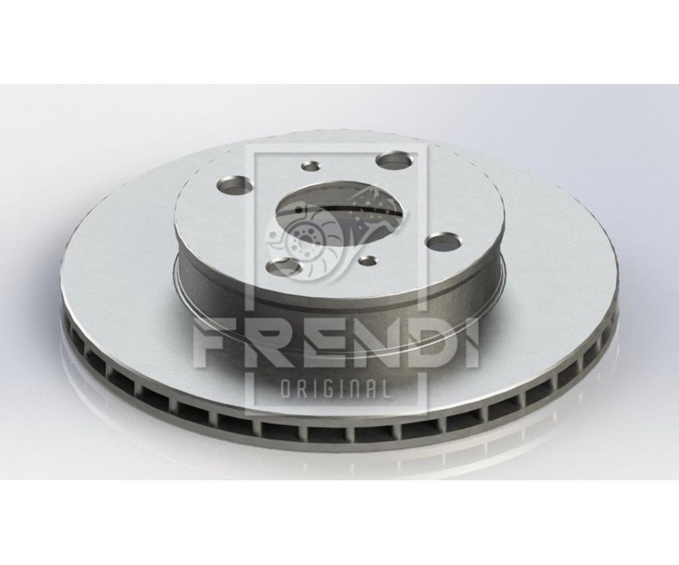 ÖN FREN DİSKİ HAVA KANALLI TOYOTA COROLLA 1.3L 2E EE100 95-98 / 1.6L 4A-F AE92 88-92 238 ÇAP X 4 BİJON - Takım disk fiyatıdır