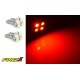 LED AMPÜL 12V.4 LÜ SMD B.DİPSİZ KIRMIZI