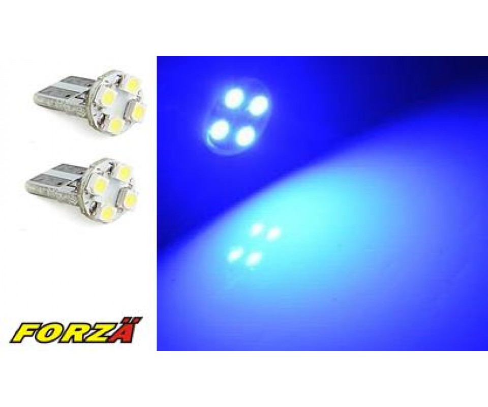 LED AMPÜL 12V.4 LÜ SMD B.DİPSİZ MAVİ