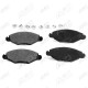 ÖN FREN BALATASI PEUGEOT P206 1.4 1.6 09/98> P306 1.4 1.6 5/93>