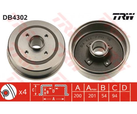 ARKA FREN KAMPANA CORSA C 01 11 ABS Lİ