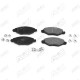 ÖN FREN BALATASI PEUGEOT P206 1.4 1.6 09/98> P306 1.4 1.6 5/93> KULAKLARI DELİKSİZ