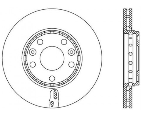 ÖN FREN DİSKİ MEGANE III 09 FLUENCE 09 DUSTER 10 EXPRESS 21 JUKE F16 19 1.5 dCi 280x24x5DL 1.0TCe 1.6-2.0-1.5 dCi