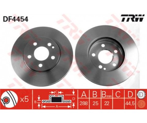 FREN DISKI ON MERCEDES W169 W245