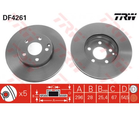 FREN DISKI ON MERCEDES W211 S211 W221