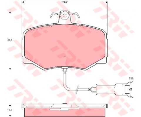 x ÖN BALATA JAGUAR XJ 40 SOVERING 2.9 86-90 3.5 3.6 5.3 85-92