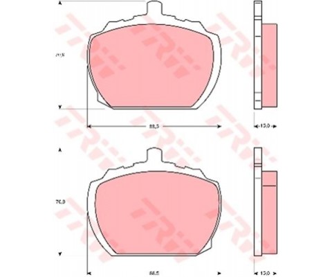 ÖN BALATA TRANSIT 2.0 2.5D P100 65-92