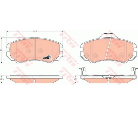 ÖN BALATA TUCSON 04 10 SONATA 2.0 CRDI 04 COUPE 3.02 09 KIA MAGENTIS 05 09
