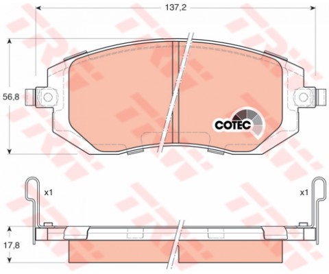 ÖN BALATA SUBARU FORESTER 2.0.2.0S 2.0D 2.5 02 09 IMPREZA 2.0 00 2.0D 2.0R 08 OUTBACK LEGACY