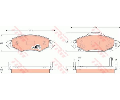 ÖN BALATA YARIS 1.0 99 9.05 1.3 02-9.05 1.4 D4D 01 9.05 1.5 VVTI TS 04/2001 9.05