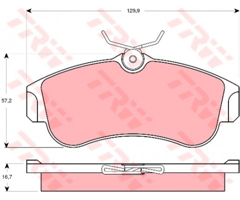 ÖN BALATA ALMERA II N16 1.5 1.8 2.0Dİ 00 1.5DCİ 03 PRIMERA P10 1.6 2.0GT 90-96 P11 1.6