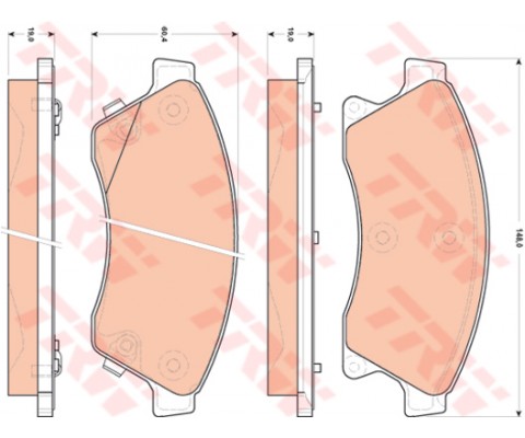 ÖN BALATA 15 INC ASTRA J 1.3 CDTI-1.4-1.4 TURBO-1.6 1.7 CDTİ 2.0CDTİ 10 AVEO 11 CRUZE 11