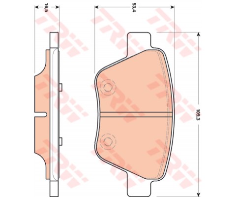 ARKA BALATA CADDY-GOLF6-JETTA-A3-OCTAVIA-SUPERB 10 GDB1841