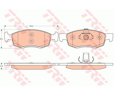 ÖN BALATA DACIA LOGAN 07 LOGAN PICK-UP 08 LOGAN EXPRESS 09 SANDERO 08 260x22