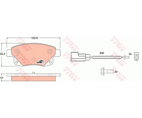 ARKA FREN BALATASI TRANSIT V347-V348 06 11 FISLI