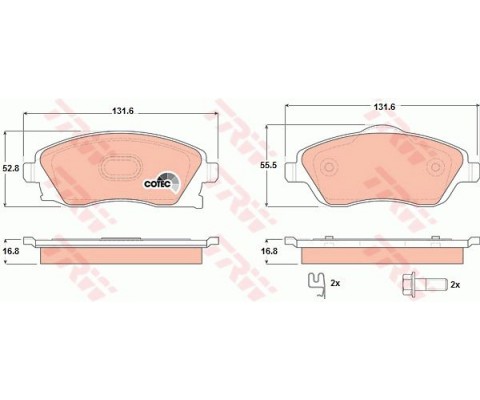 ÖN BALATA COMBO C-CORSA C 1.3-1.7 CDTI 01 MERIVA 03 TIGRA 04