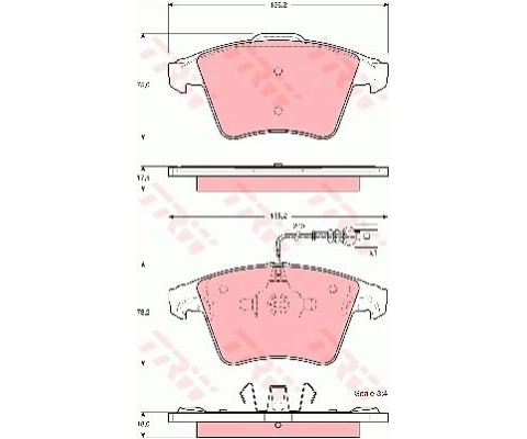 ÖN BALATA TRANSPORTER T5 03-09 17 JANT