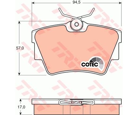 ARKA FREN BALATASI RENAULT TRAFIC II 06 TRAFIC III 15 OPEL VIVARO A 06 VIVARO B 15