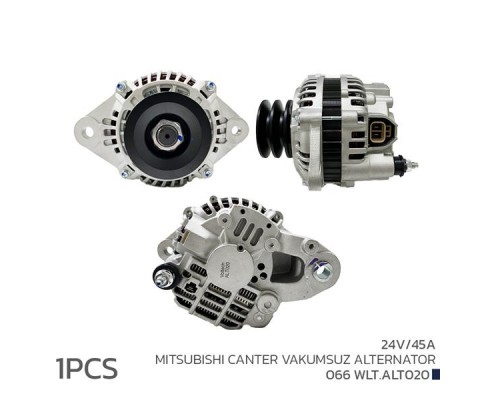 ALTERNATÖR SARJ DİNAMOSU 24V 45A MITSUBISHI CANTER VAKUMSUZ