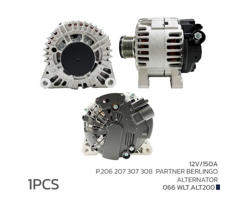 ALTERNATÖR SARJ DİNAMOSU 12V 150A P. 206 207 307 308 PARTNER BERLINGO