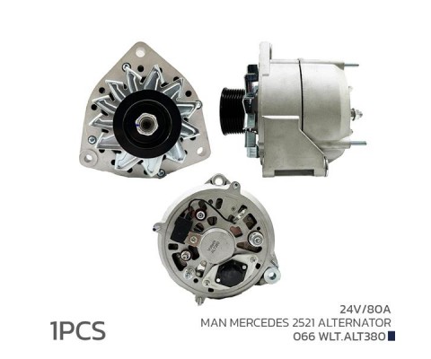 ALTERNATÖR SARJ DİNAMOSU 24V 80A MAN MERCEDES 2521