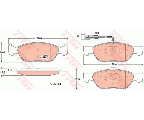 ÖN BALATA FİŞLİ BRAVA-BRAVO 95-01 MAREA 96 PUNTO 00