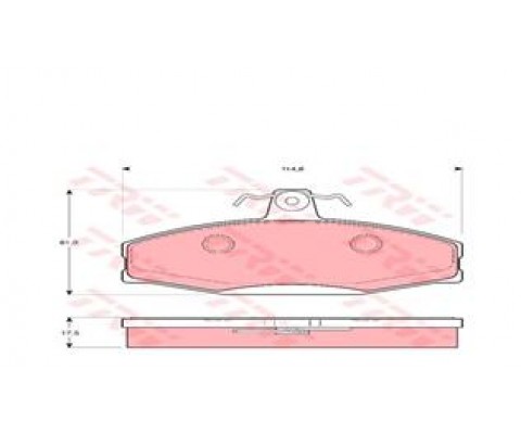 ÖN BALATA FAVORİT 91-97 FELICIA 92-01 CADDY 1.6 1.9D 96-12.00