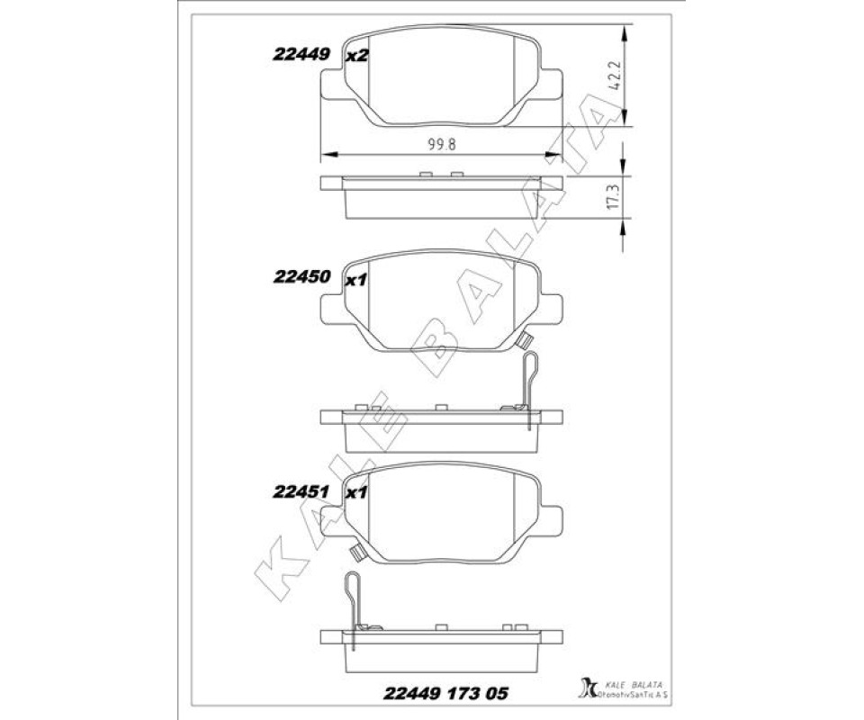 ARKA BALATA FIAT EGEA 16> 1.3D MTJ 1.4 1.6E-TORQ 1.6D MTJ