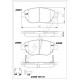 ÖN BALATA CORSA D BÜYÜK TİP 1.3 CDTI 07/06 > FIAT 500L 12> 0.9T 1.4 1.3D MTJ 1.6D MTJ