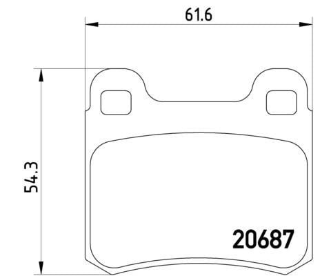 FREN BALATASI ARKA MERCEDES W201 83>93