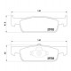 ÖN FREN BALATASI RENAULT CLIO IV 12> SYMBOL III 13> DACIA SANDERO II 13> LOGAN MCV II 14> LOGAN II 13> 0.9TCe 1.0SCe 1.2 1.2TCe 1.5dCi 1.6