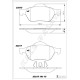 ÖN FREN BALATASI RENAULT LAGUNA II 01>05 LAGUNA III 07>15 MEGANE II 02>