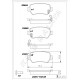 ARKA FREN BALATA KIA CEED 1.6L G4FJ T-GDI 13-> / 1.6L D4FB CRDi dizel 12-> / VENGA 1.4L 1.6L 10-19
