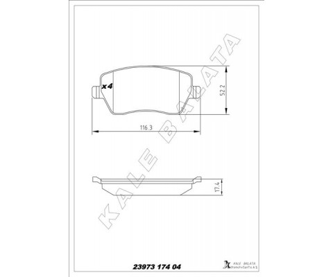 FREN BALATASI ON RENAULT CLIO III-IV MODUS 04> EXPRESS 21> ZOE 12> KANGOO II 08> CAPTUR 13> DACIA DUSTER 10> LOGAN 04> DOKKER 12> . NISSAN MICRA III K12 03>10 NOTE 06>