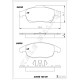 ÖN FREN BALATASI PEUGEOT PARTNER 08>11 P5008 09>17 CITROEN BERLINGO 08> C4 PICASSO 06>15 DS4 11>18 D S5 15>18 283mm