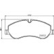ÖN BALATA FORD TRANSIT V363 14> -TRANSIT CUSTOM 2.2 TDCI 12> KABLOSUZ