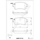 ARKA FREN BALATASI ZAFIRA LIFE 19> VIVARO C 19> JUMPY III 16> EXPERT 16> TOYOTA PROACE 16> 290 mm