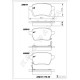 ARKA FREN BALATASI OPEL CORSA E 14>19 ADAM 14>19 15 JANT RPO J67 FIAT EGEA 16> 500L 13> 264mm