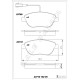 ÖN FREN BALATASI OPEL COMBO D 12> PUNTO EVO 1.3-1.4-1.6D MTJ 09 > 500-500C 1.3DMJ 10 > GRANDE PUNTO 1.6DMTJ 09 >
