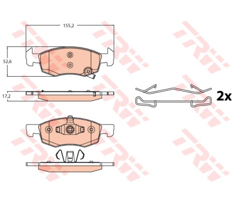 ÖN FREN BALATASI CORSA E 2014 14 JANT ARKA KAMPANALI FRENLER İÇİN