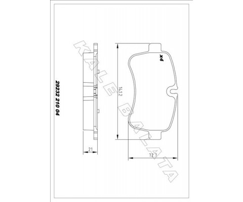 ARKA BALATA IVECO DAILY II-III 06 >