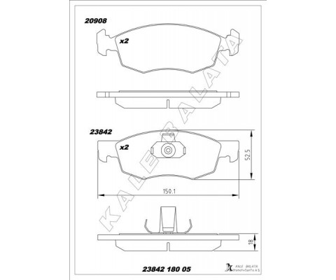 ÖN BALATA DOBLO 01 > ALBEA PALIO 96 >