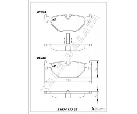 FREN BALATASI ARKA BMW E30 E36 E46 E85 E86